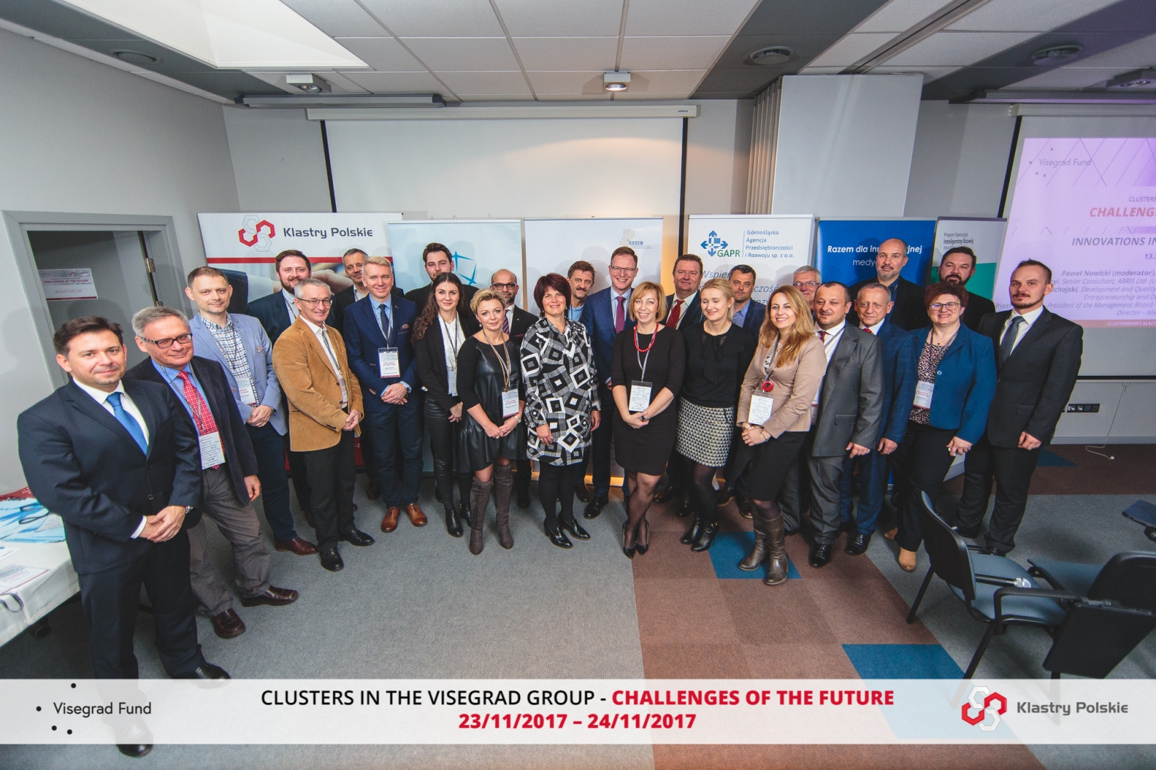 Za nami Meeting for clusters representatives from the Visegrad Group countries 23/11/2017 – 24/11/2017